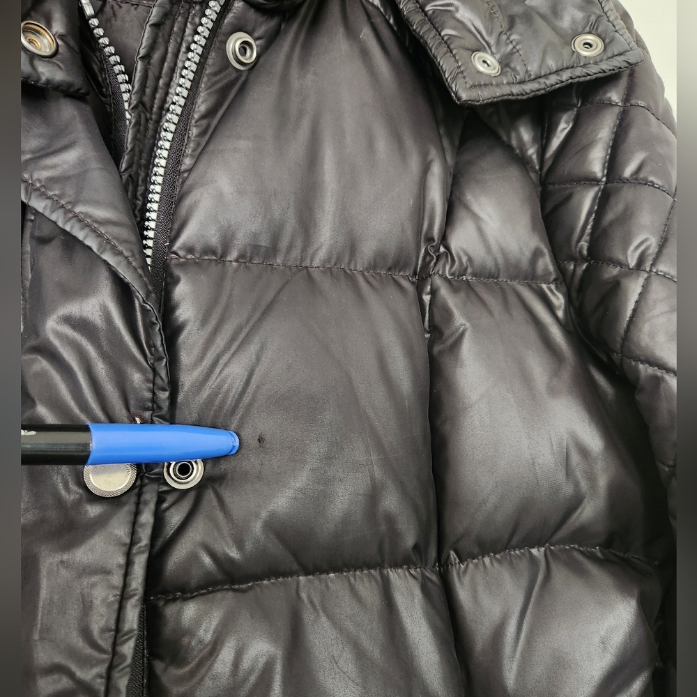 Andrew Marc Black Down Puffer Jacket  Coat - Picture 16 of 16